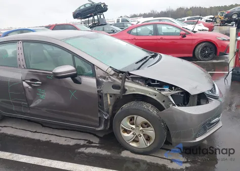 2014 Honda Civic Lx из США, поврежденный, VIN 19XFB2F59EE033130